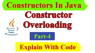 What is constructor overloading In Java Part-4 JavaMind Techie