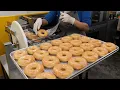 Download Lagu donuts automatische machine! ring donuts met verschillende toppings - Koreaanse donutwinkel