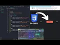 ASMR Programming - Coding Button Hover UI