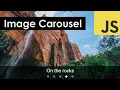 Image Carousel with User Controls and Description Vanilla JavaScript