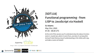 SOT118 Functional programming - from LISP to JavaScript via Haskell