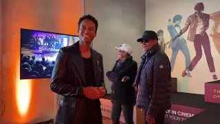 Jaafar Jackson Jackie and Marlon Visit the MICHAEL Fan Experience during the Global Celebrations