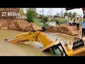 Download Lagu Excavator Fall in Deep Water Rescued by ACE Hydra crane and Komatsu pc 200 and TATA Hitachi Ex 200