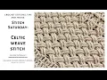 Beautiful Crochet stitch Celtic Weave stitch easy crochet stitch tutorial