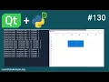 How to detect selected and deselected cells on a QTableWidget PyQt5 Tutorial