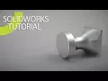 Solidworks for Revolve Cut Tutorial for beginners Hammer