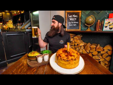 Download MP3 YOU GET FREE BEERS FOR THE NIGHT IF YOU CAN CONQUER THIS GIANT £85 PIE CHALLENGE! | BeardMeatsFood