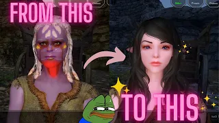 How to FIX Ugly Skyrim Character Presets - RaceMenu