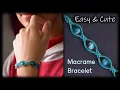 Macrame Tutorial Easy and Fast Macrame Bracelet Tutorial for Beginners DIY