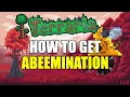 TERRARIA GUIDES - HOW TO CREATE ABEEMINATION HOW TO SUMMON QUEEN BEE