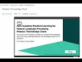 AWS Academy Machine Learning for Natural Language Processing - Module 7 Knowledge Check