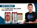 How to create GS1-compliant QR codes 2D barcodes