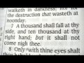 Psalm 91 King James Holy Bible