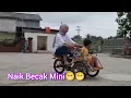 Lagu Naik Becak Mini Di Depan Teras Rumah