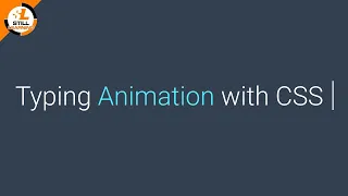 Typing Animation in CSS 2026 Create a Typewriter Effect Using Only CSS
