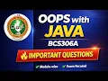 BCS306A vtu important questions and passing package OOPS with Java vtu important questions