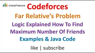 Codeforces - Far Relative s Problem