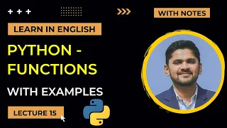 15 Python Functions Tutorial Python Tutorial fro Beginners Amit Thinks