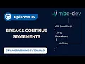 Break and continue in C C Programming for Beginners