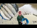 Draining the Pond to Catch Fresh Fish | Mountain Farm Guests Visit