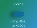 Coding HTML on xcode 1