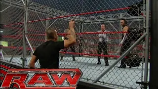 jeff hardy vs umaga steel cage match raw jan 07 2008