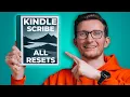 Resetting Kindle Scribe 2024 QUICK FIXES FOR COMMON ISSUES