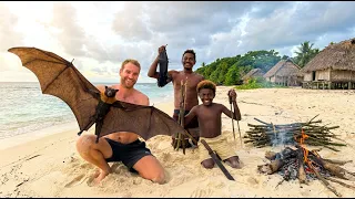 We Caught & Ate Flying Fox on a Remote Island