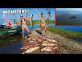 Bowfishing ABSOLUTE GIANT INVASIVES That Are EVERYWHERE FLOODED FARMS