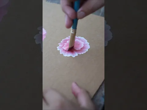 Hago Dibujo con Una sola Pincelada y Dos Colores 😳👍🏻