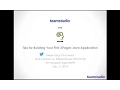Webinar Tips for Building Your First XPages Java Application