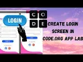 Create Sign In Screen In Code org App Lab Priyal s Coding World Code org App Lab