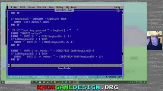 QBasic IO and Graphics Knox Game Design December 2022