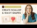 How to Create Scallop and Wavy Shapes in Adobe Illustrator The Easy Way