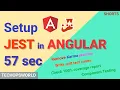 Setup JEST in Angular write unit test cases code coverage report techopsworld
