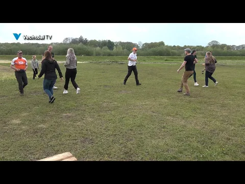 Achteruitlopen is nog geen hype in Dalfsen, toch is het goed als training.