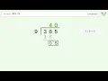 Long Division Problem Step-by-Step Solution