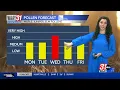 The pollen count is on the rise