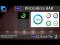 Circular Progress Bars After Effects Tutorial AE QUICK TIPS NO