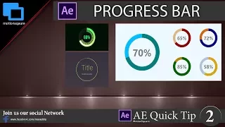 Circular Progress Bars After Effects Tutorial AE QUICK TIPS NO