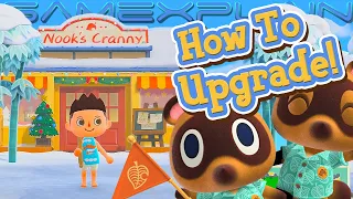 How to Upgrade Nook s Cranny - Animal Crossing New Horizons