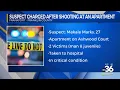 Suspect arrested charged in double-shooting case