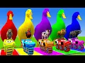 Download Lagu Long Slide Game With Cow Elephant Gorilla Hippopotamus Tiger 3d Animal Game Funny 3d Animals
