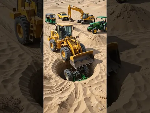 jcb pushing satisfying ai video | #trendingshorts #trending #jcbvideo #tractor