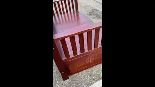 HEAVY SOLID WOOD DAYBED WITH DRAWERS