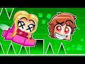Pretending to be a NOOB in Geometry Dash, Then BEATING ALL LEVELS!