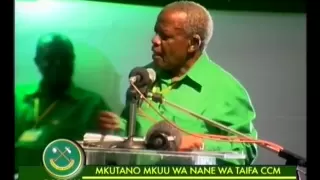 mzee yusuf makamba katika mkutano mkuu wa ccm kizota