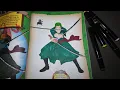 ASMR Coloring Zoro ONE PIECE