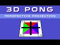 3D PONG Beginner Guide in Metal API Perspective Projection Part 7