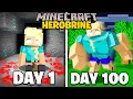 Download Lagu I Survived 100 Days as Baby Herobrine